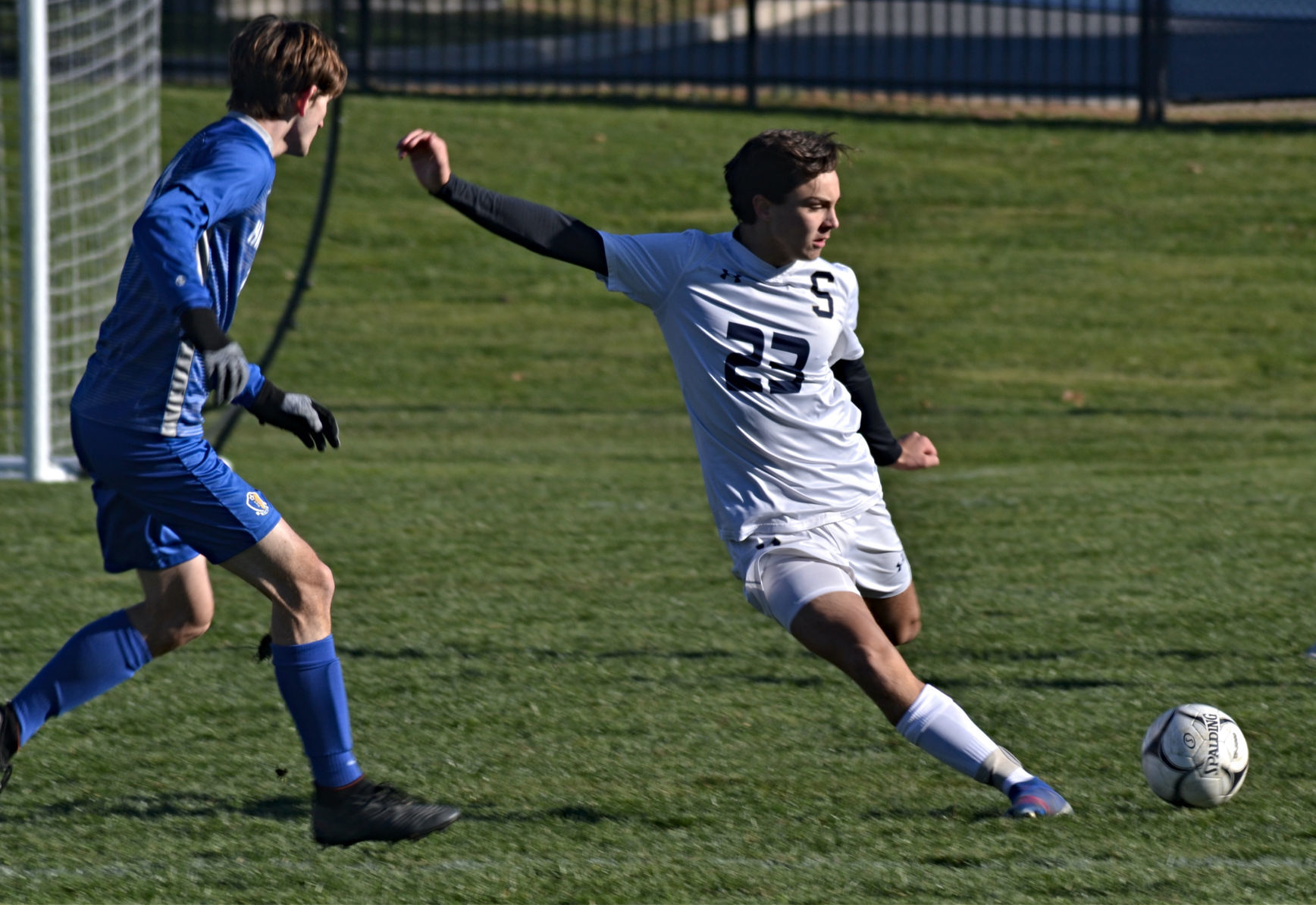 Skaneateles vs. Haverling - Boys Soccer state semifinals - 14